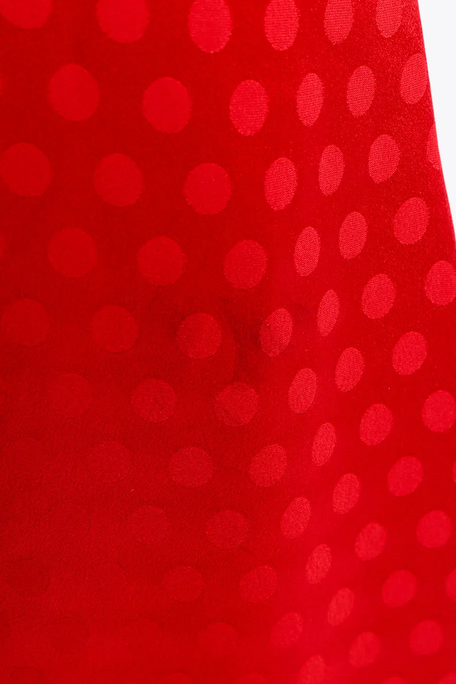 Flare Hem Polka Dot Dress