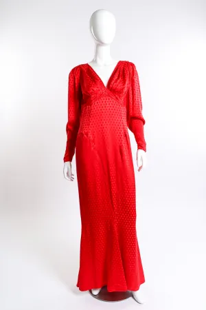Flare Hem Polka Dot Dress