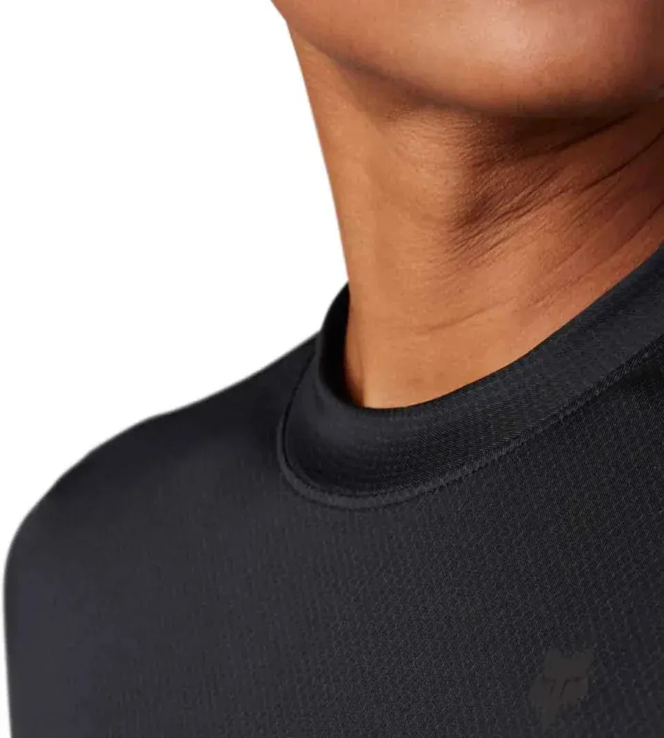 Fox WOMENS TECBASE FIRE LS SHIRT - Black