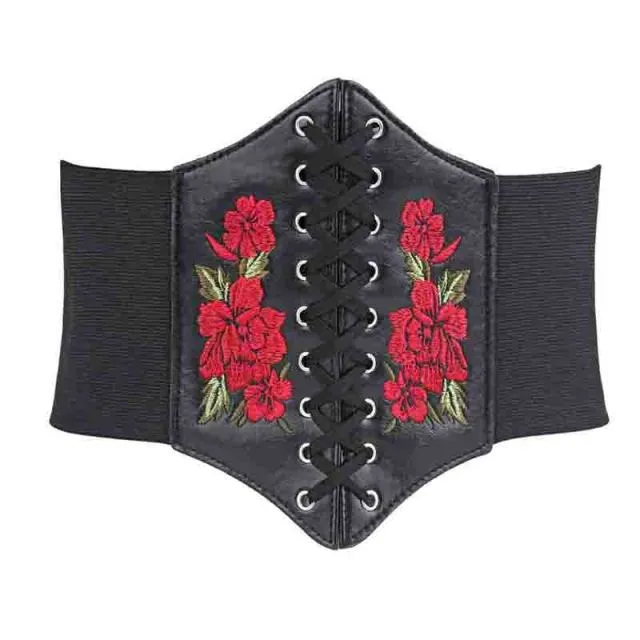 Funki Buys | Belts | Women's Goth Under Bust Cincher Belt