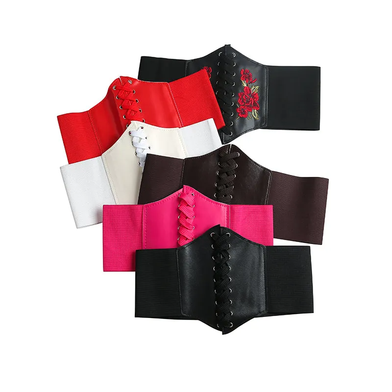 Funki Buys | Belts | Women's Goth Under Bust Cincher Belt