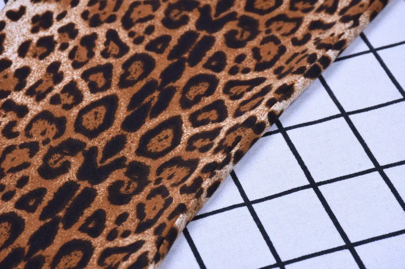 Funki Buys | Pants | Women's Leopard Print Stretch Flared Pants