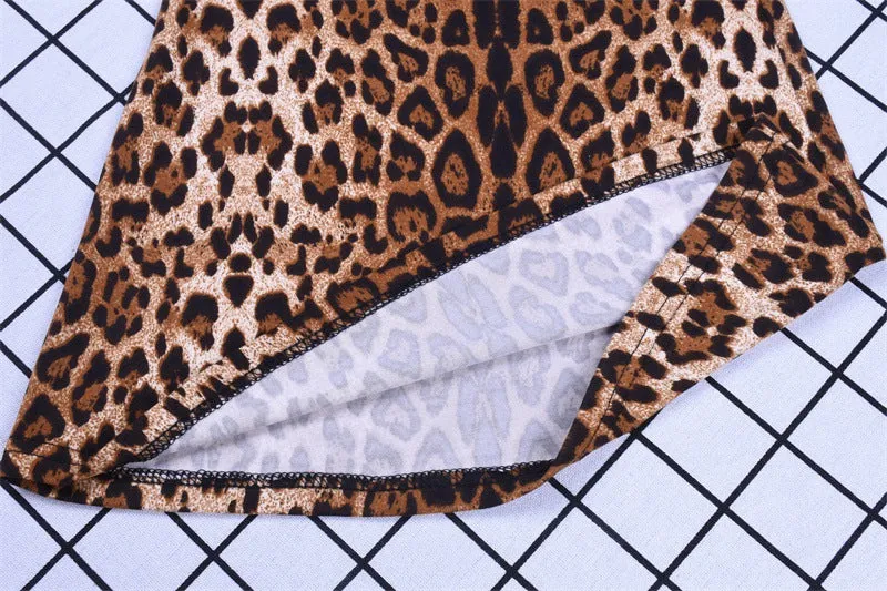Funki Buys | Pants | Women's Leopard Print Stretch Flared Pants