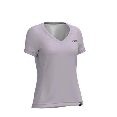 FXR Women's Breezy UPF V-Neck T-Shirt