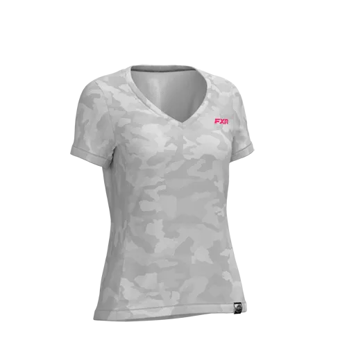 FXR Women's Breezy UPF V-Neck T-Shirt