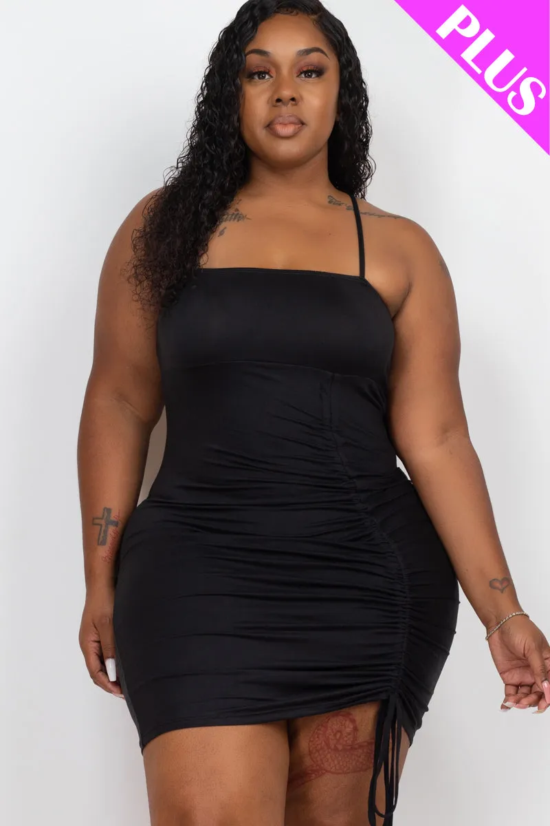 Gia Ruched Dress Plus