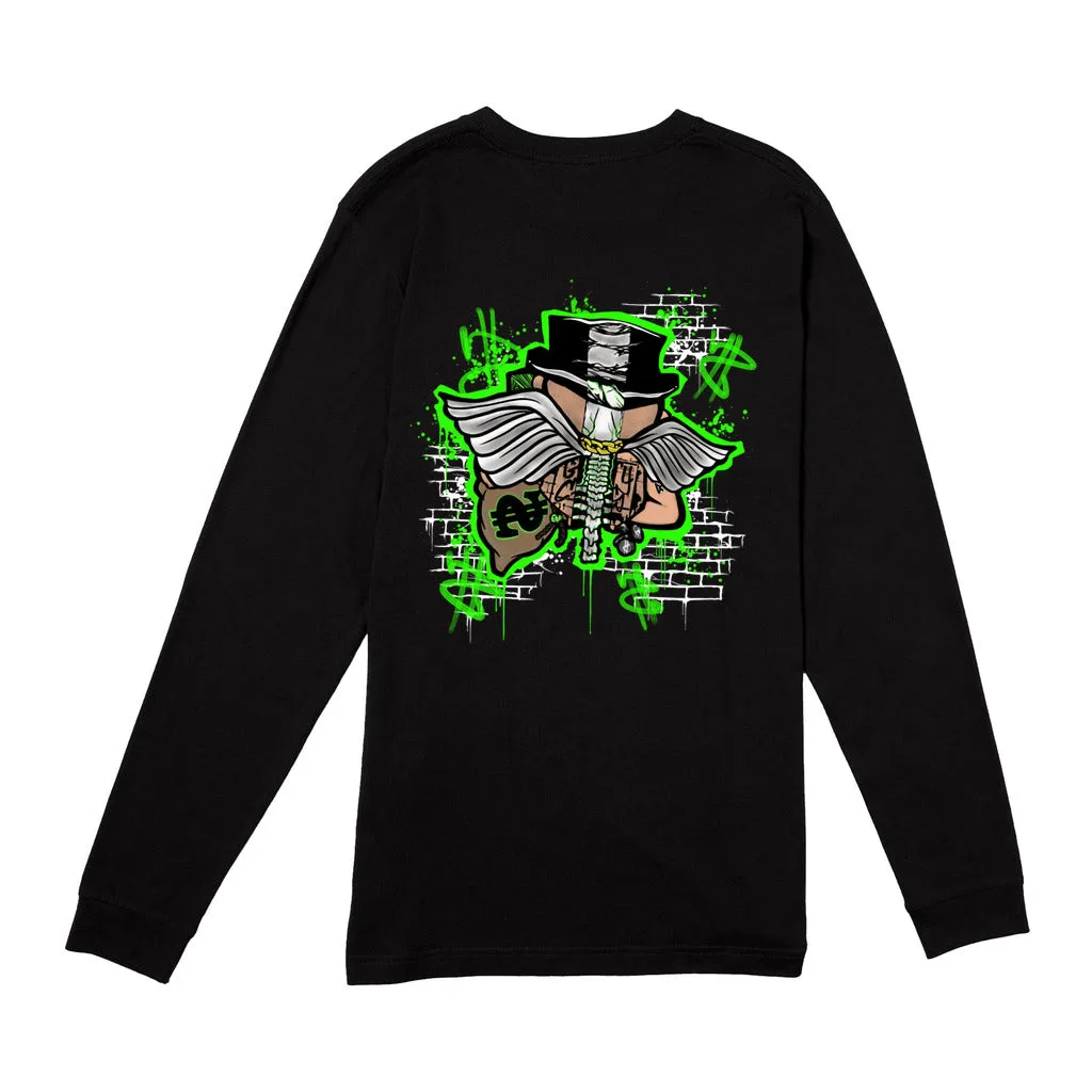 GRAFFITI MONEY BAGS Long Sleeve