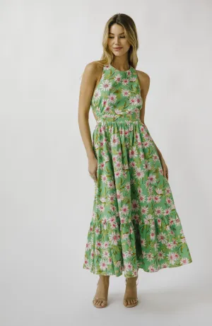 Green Envy Midi Dress