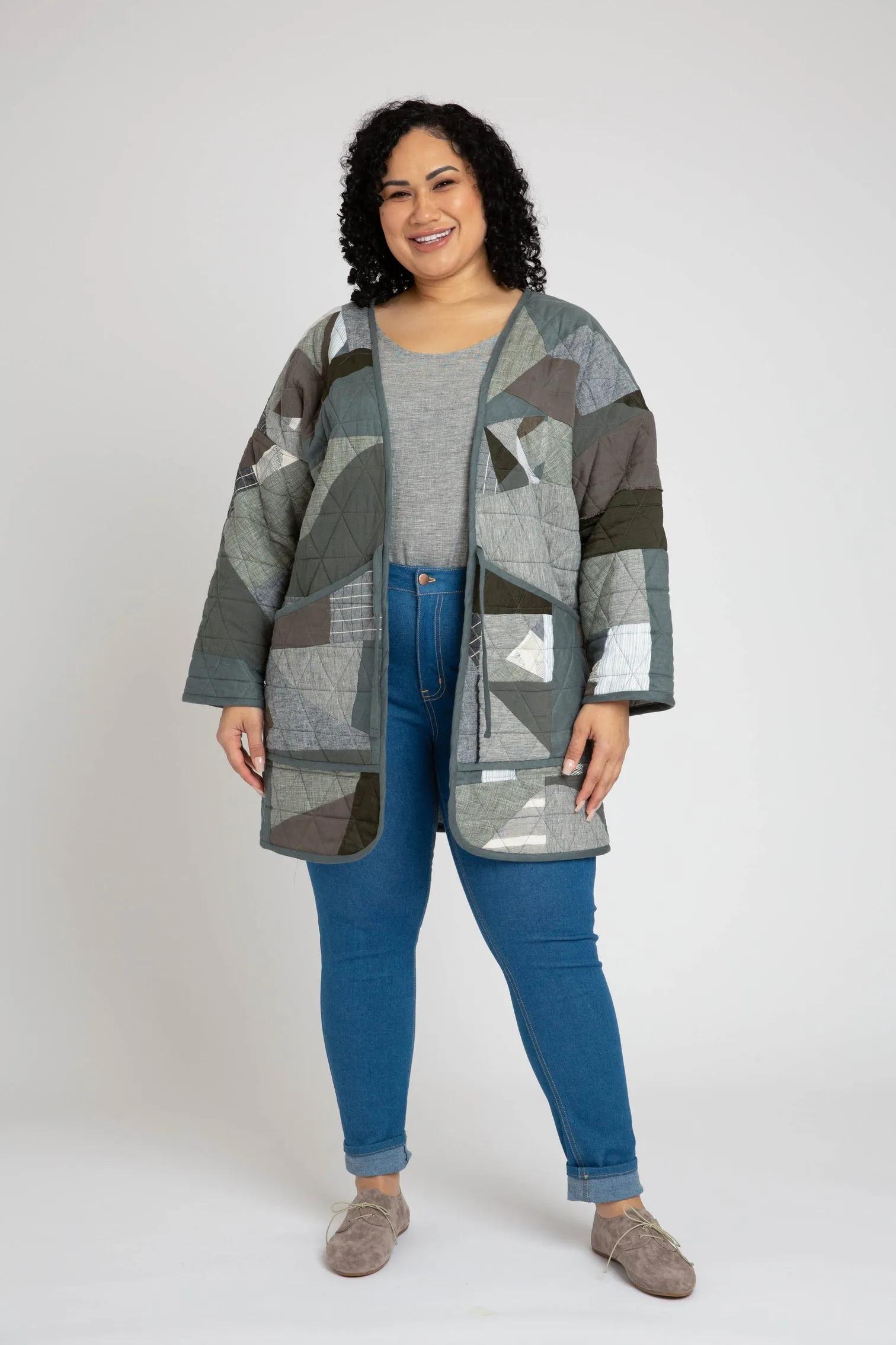 Hovea Jacket & Coat CURVE Sewing Pattern by Megan Nielsen
