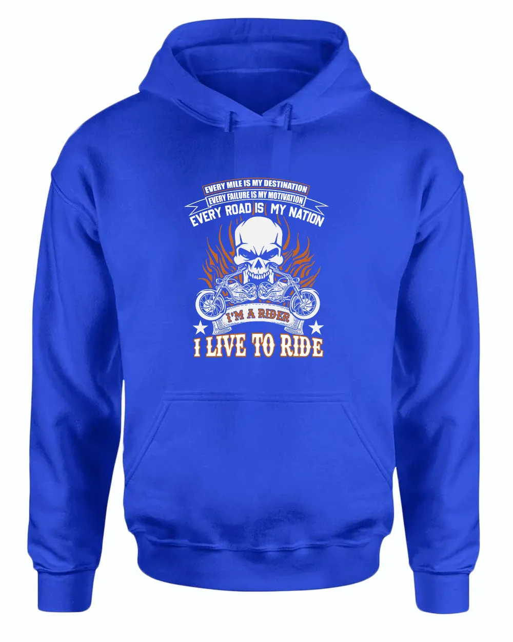 I live to ride, i'm a rider motorcycle hoodie