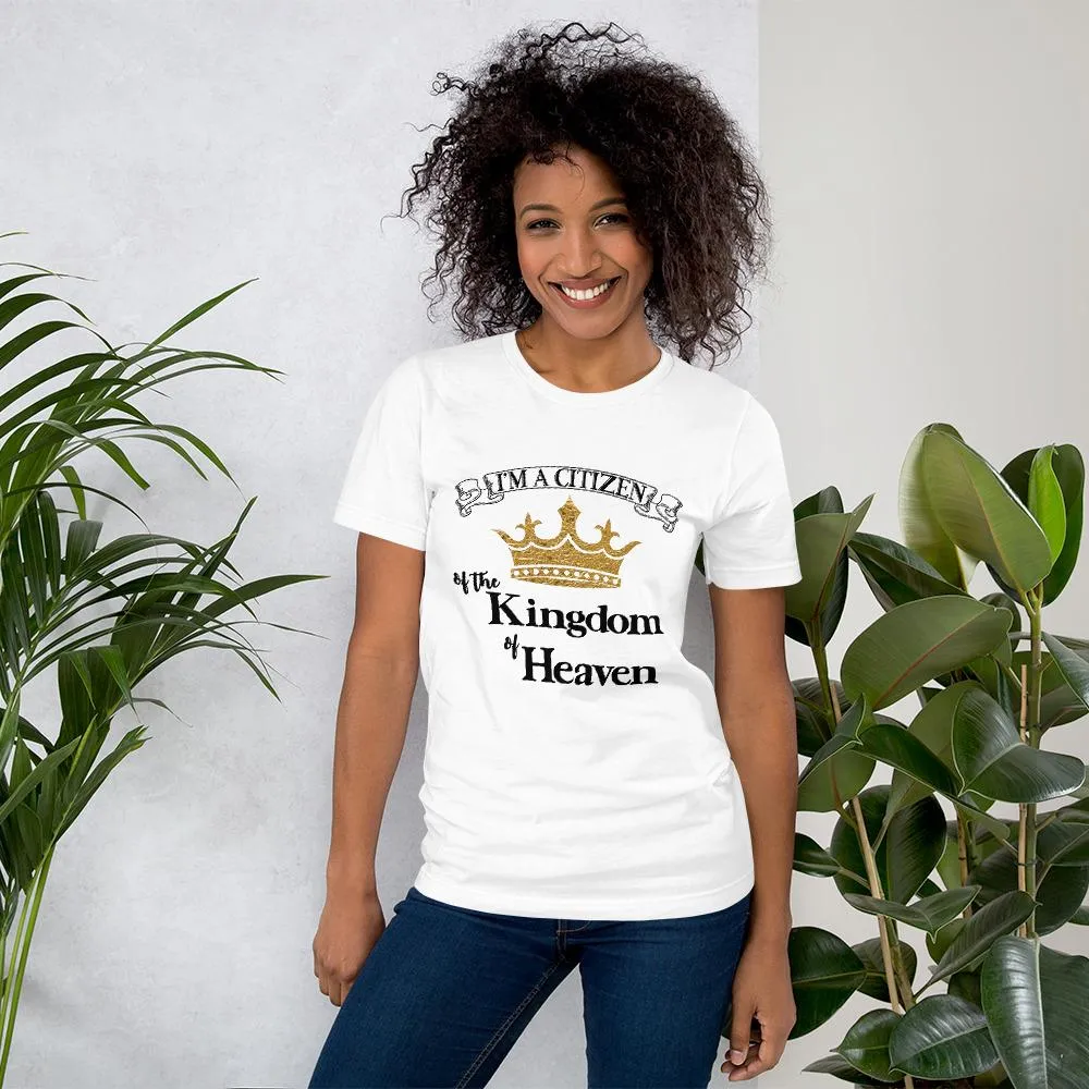 I'm a Citizen, Unisex Adult Short-Sleeve T-Shirt-Black Text
