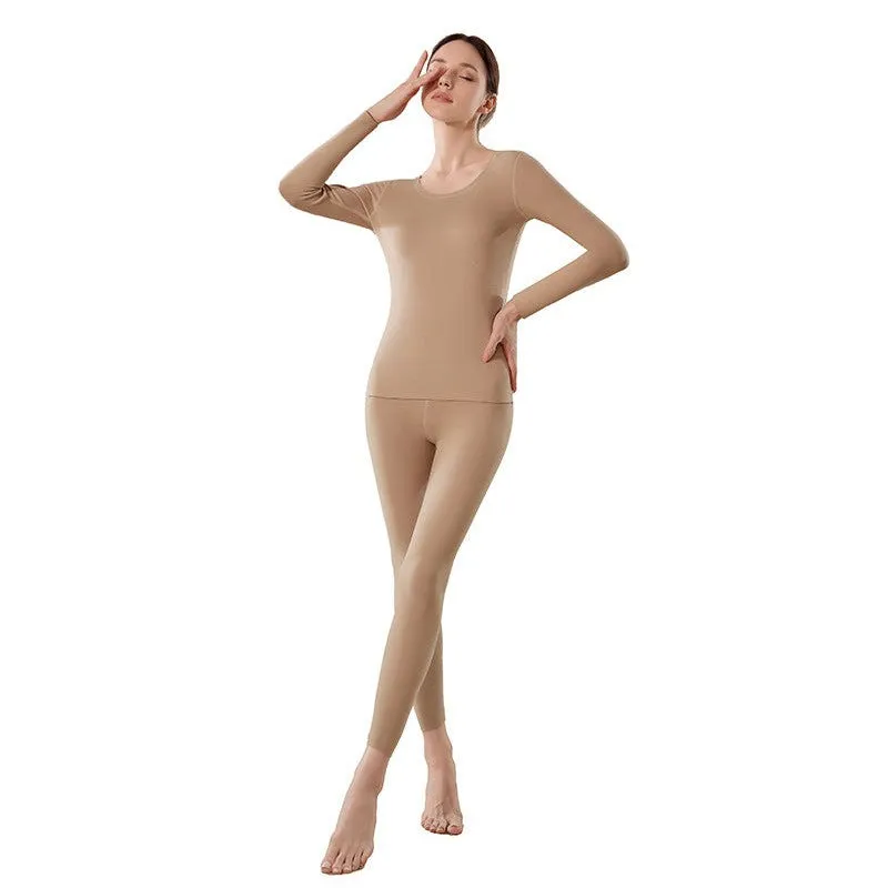 INSTOCK-Women's cashmere thermal Set