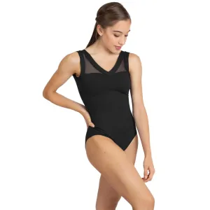 Intermezzo 31416 Mesh V-Back Ballet Tank Leotard - Women's