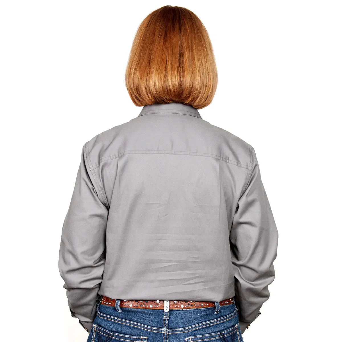 JCA Jahna Ladies Workshirt Steel Grey