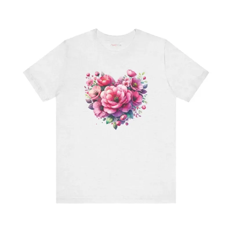 Jersey Short Sleeve Heart Tee Elevates your Style