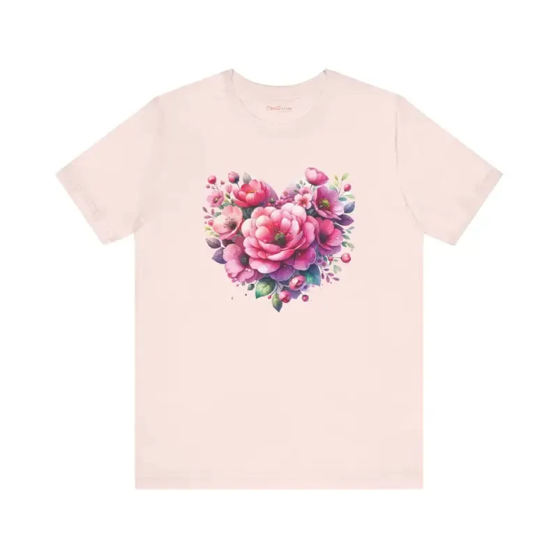 Jersey Short Sleeve Heart Tee Elevates your Style