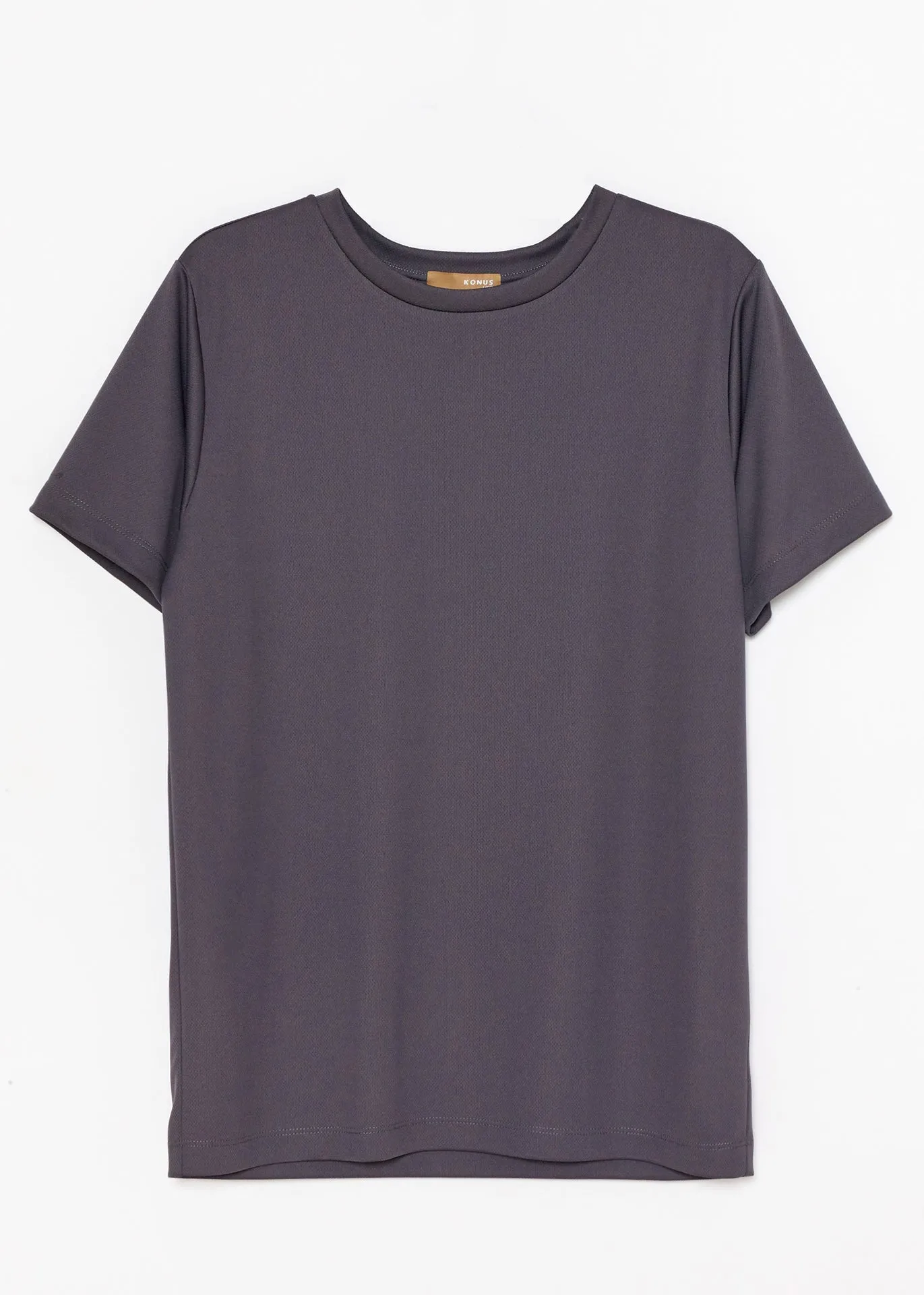 Konus Men's Eco Friendly Reolite Tech T-shirt in Grey by Shop at Konus