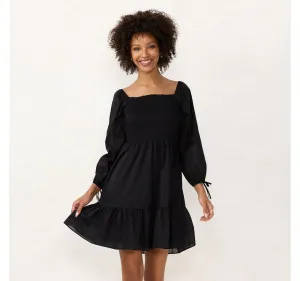 Lc Lauren Conrad Women's Smocked Bodice Mini Dress WL31Y010RS