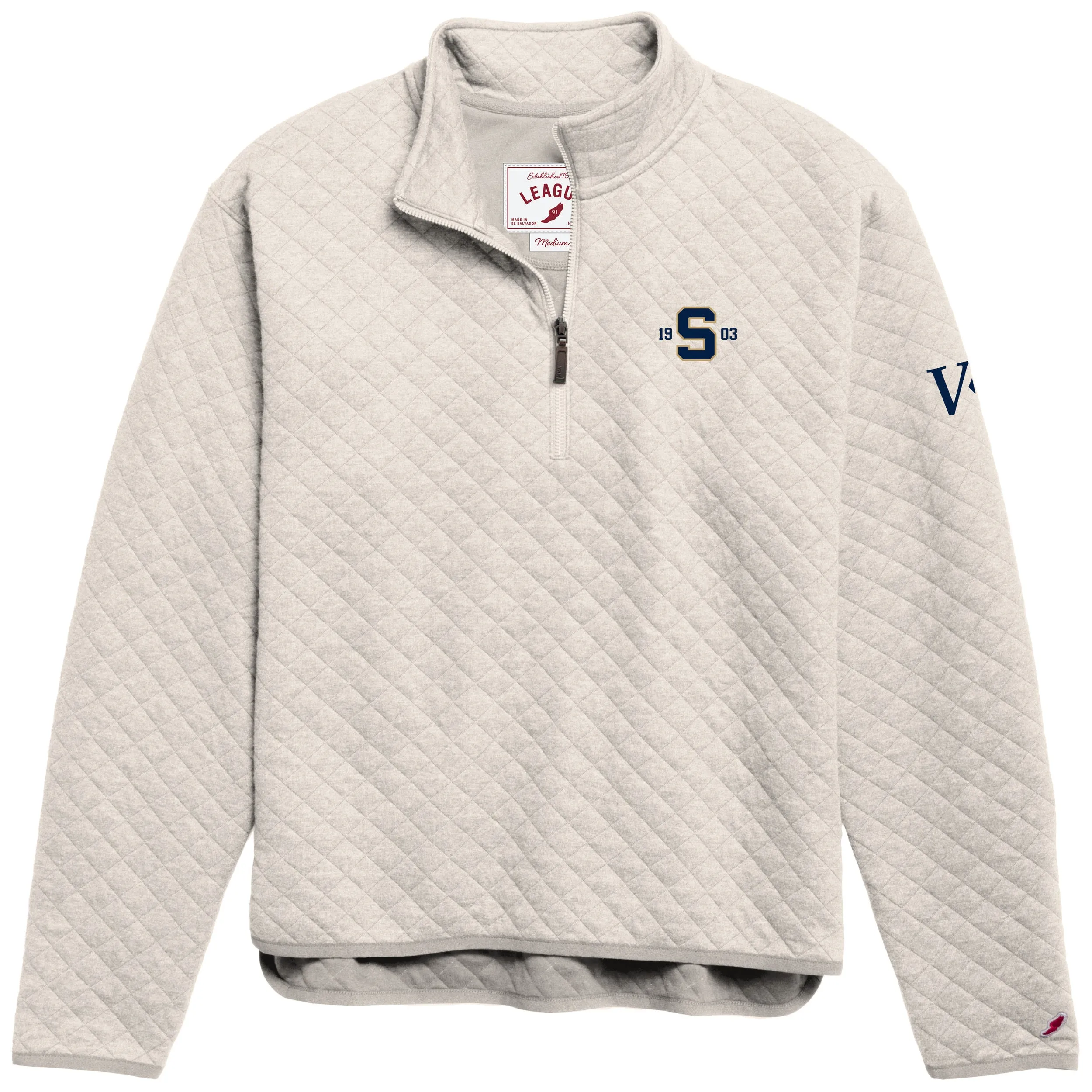 League Women's Quilted Highland 1/4 Zip