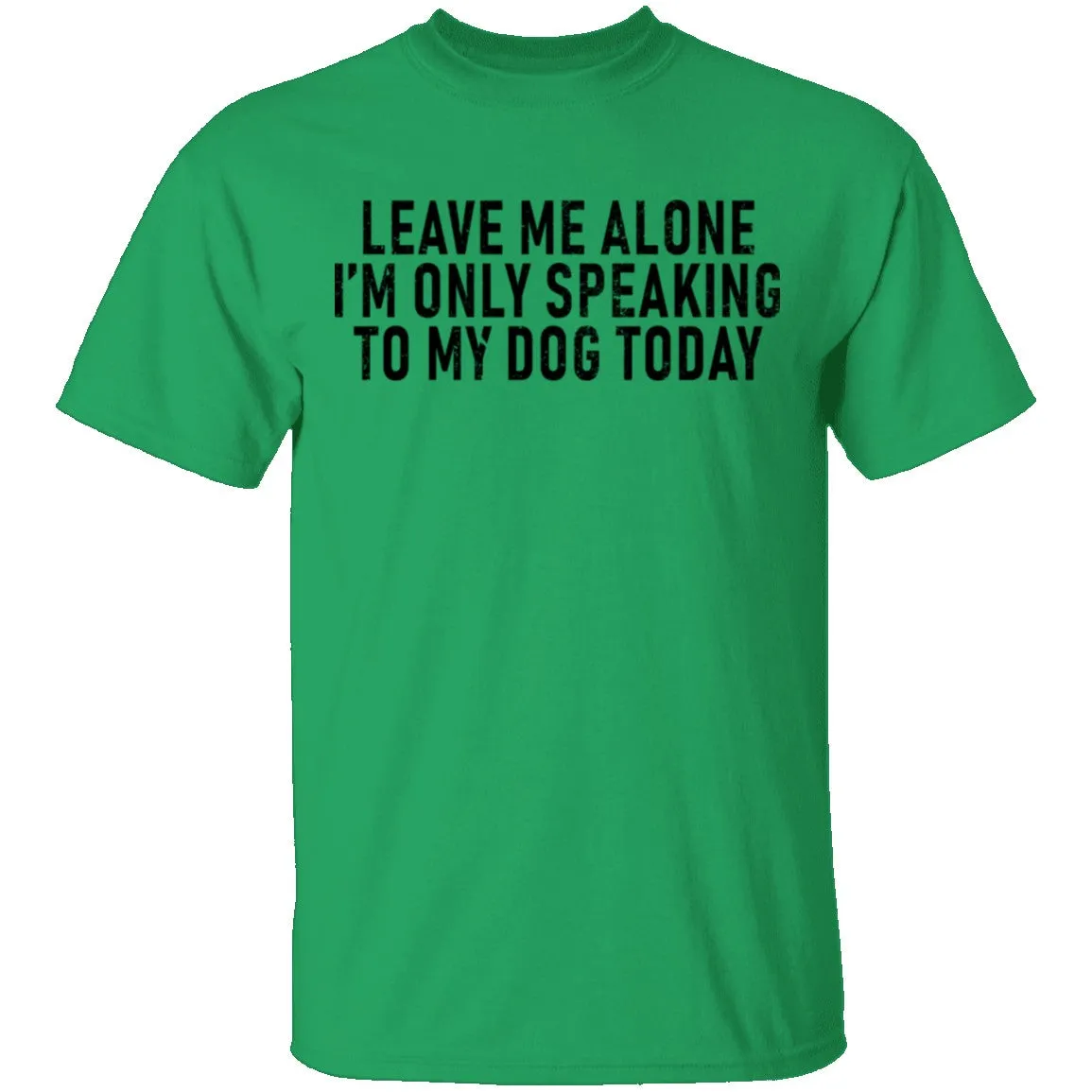 Leave Me Alone I'm Only Speaking to my Dog Today T-Shirt