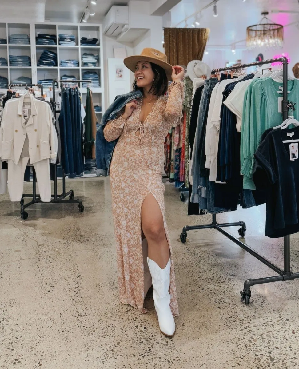 Lennon Mesh Dress Maxi Sicily