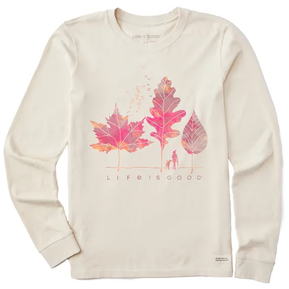 Life Is Good Women's Tee, Putty White (Size L)