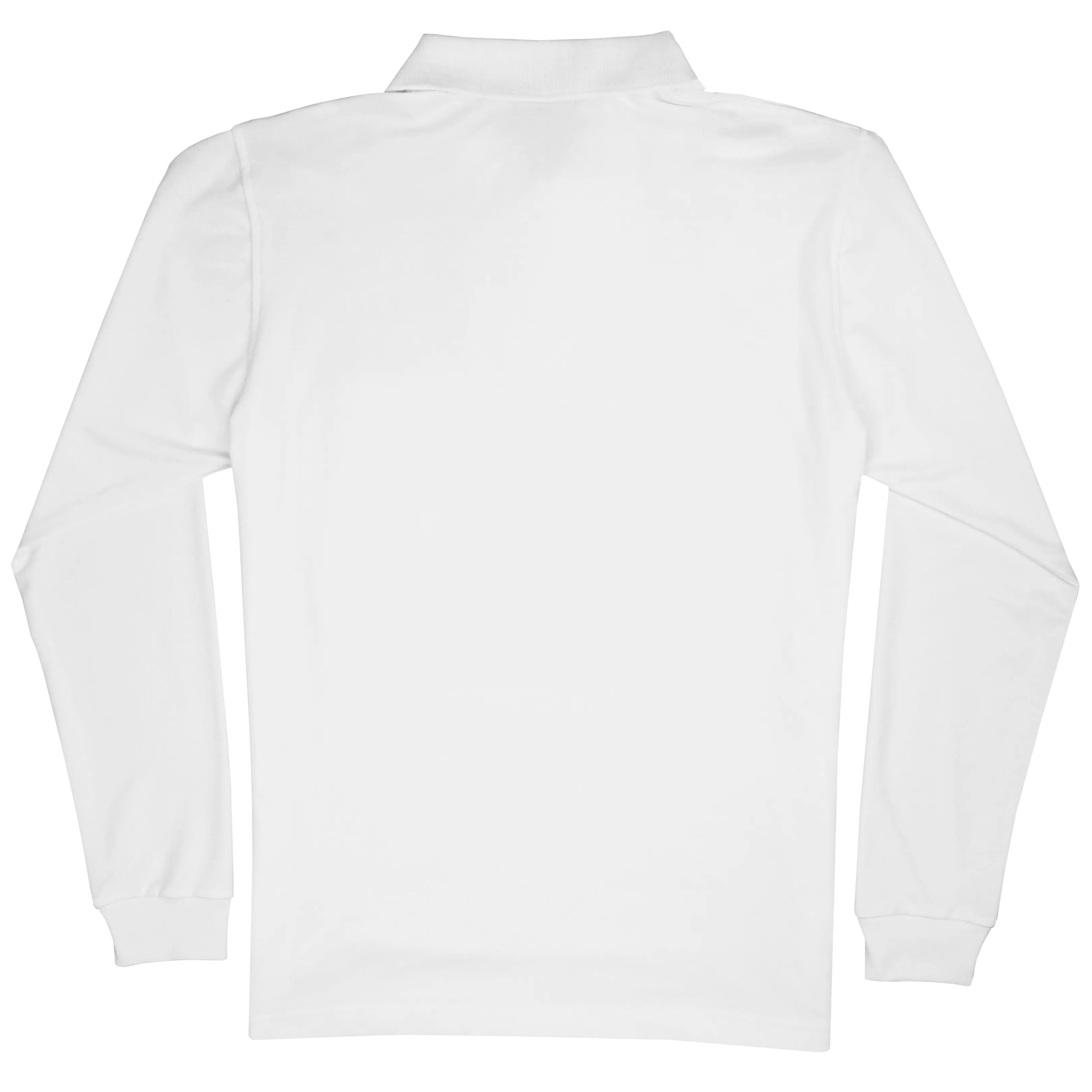 Lightweight Polo - Long Sleeve - White