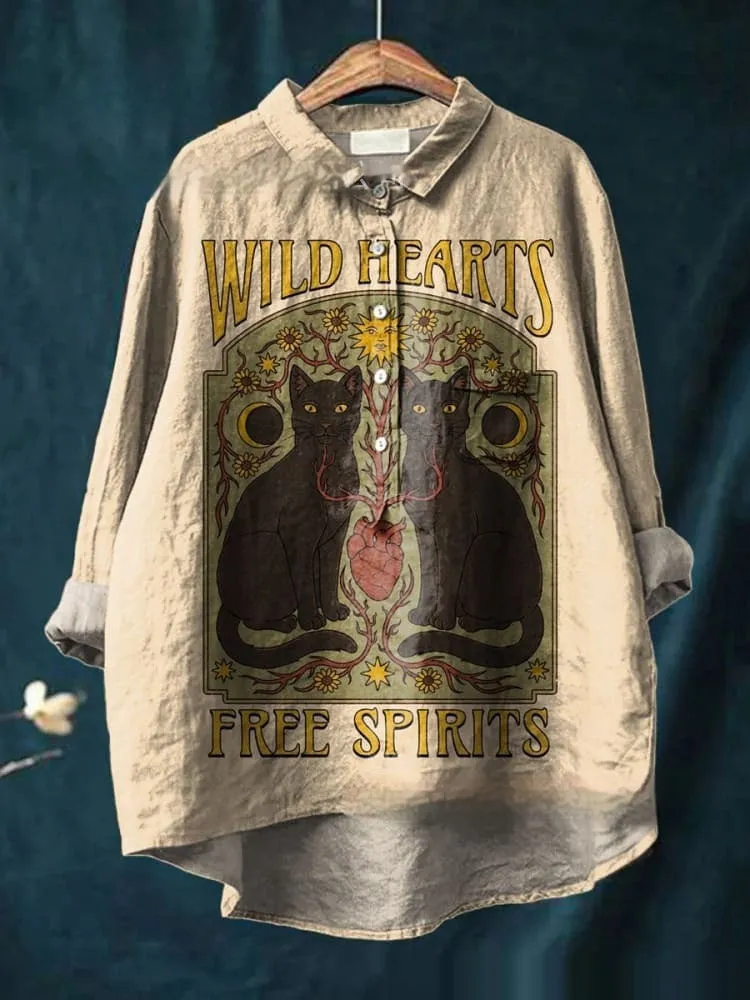 Loose Print Crew Neck Casual Plus Size Women's T-shirt