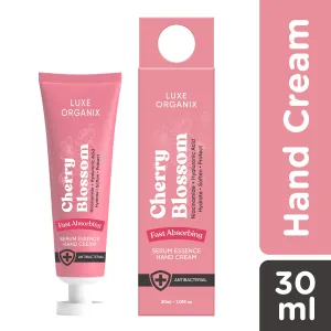 Luxe Organix Cherry Blossom Serum Essence Hand Cream
