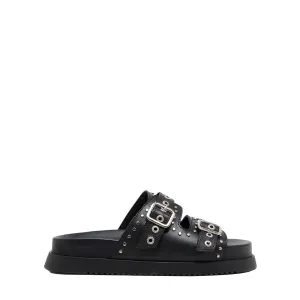 MALEK BLACK LEATHER