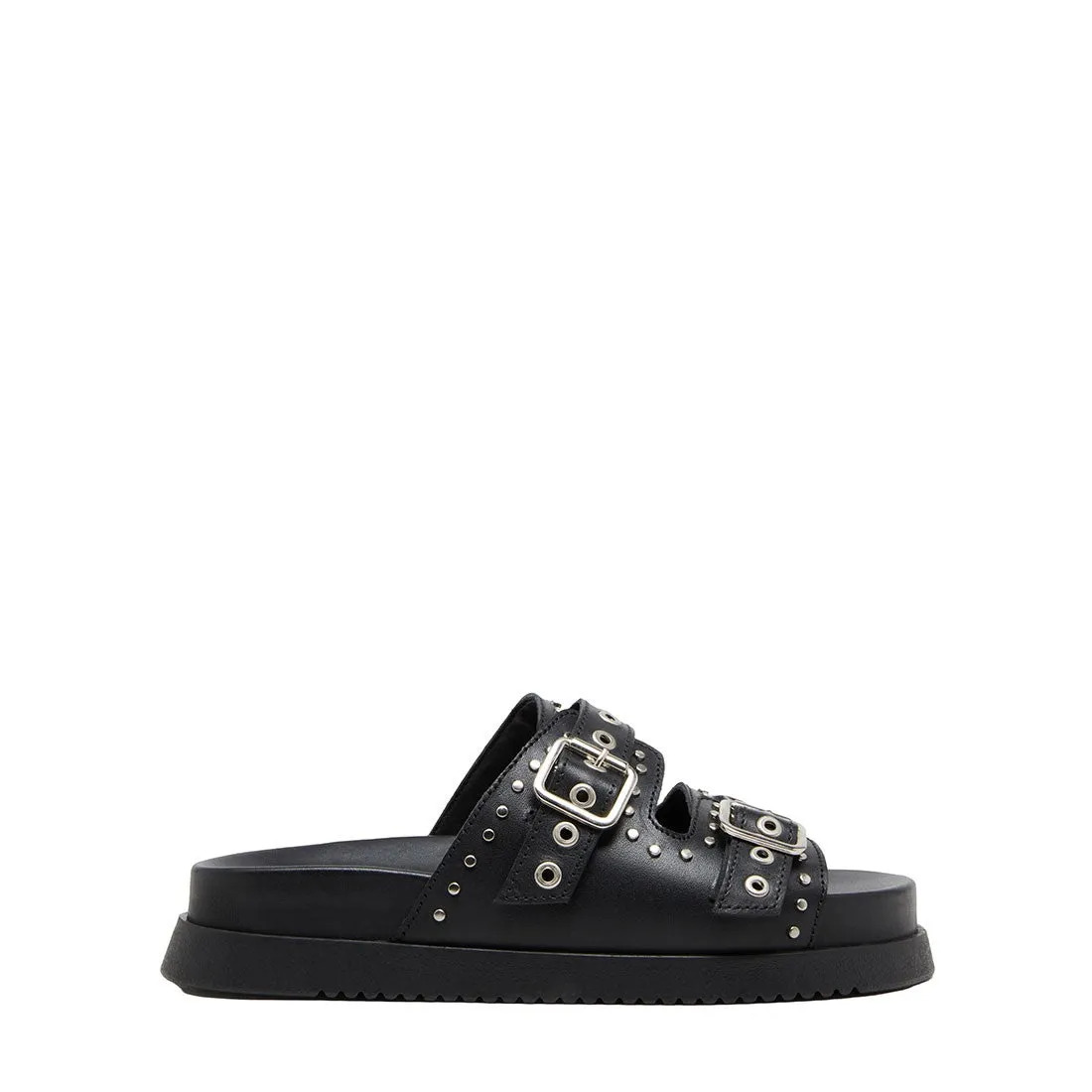 MALEK BLACK LEATHER