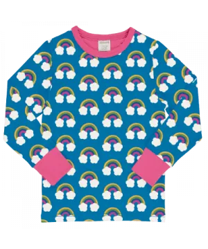 Maxomorra Farm Rainbow Long Sleeve Top