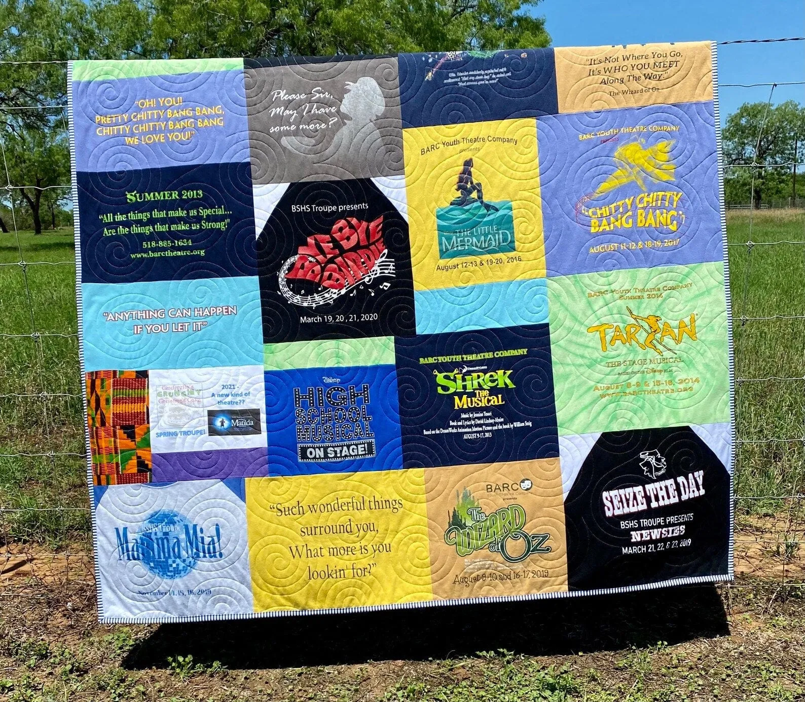 Memorial Tee Shirt Quilt DEPOSIT Custom Memory Blanket Graduation Gift T-Shirt Handmade Keepsake Personalized Modern Sport Clothing Fireman T-Shirt