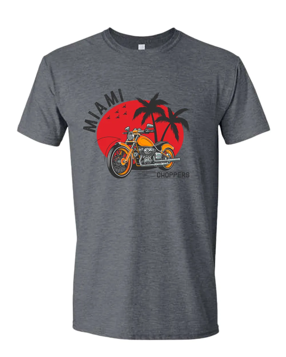 Miami choppers motorcycle t-shirt