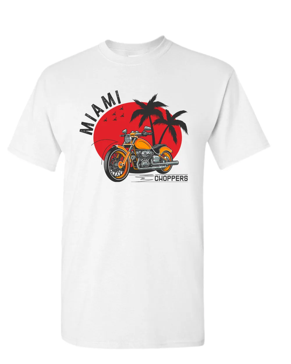 Miami choppers motorcycle t-shirt