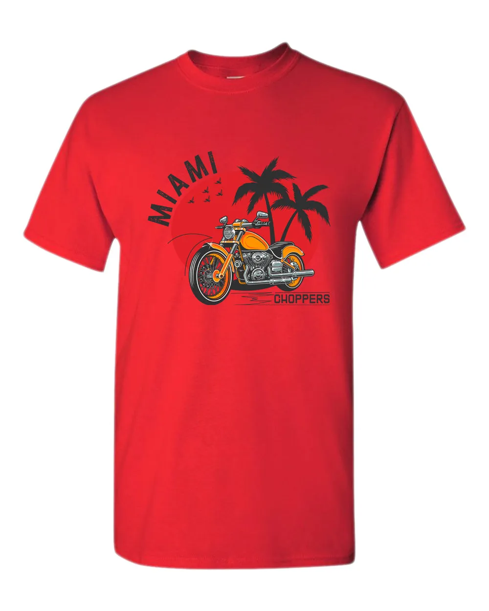 Miami choppers motorcycle t-shirt