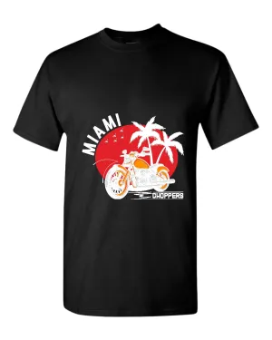 Miami choppers motorcycle t-shirt