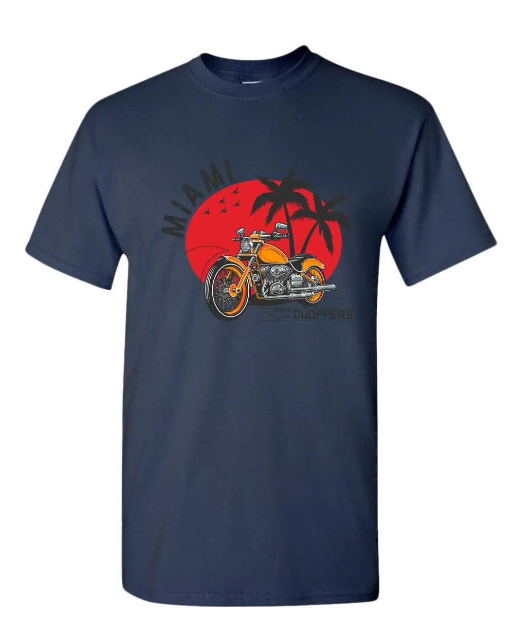 Miami choppers motorcycle t-shirt