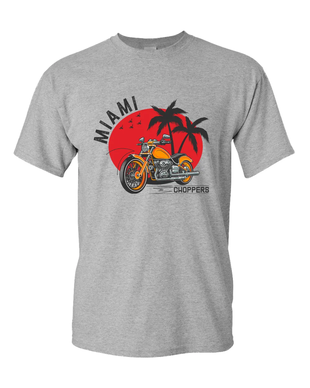 Miami choppers motorcycle t-shirt