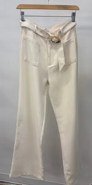 MISFIT ITEM - The Brigitte Vintage Straight Cut Pant - Cream // Size S