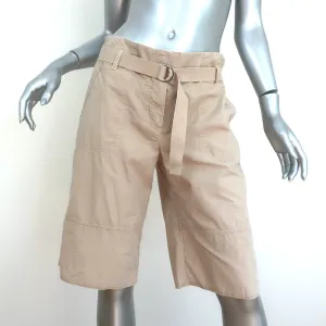 Moncler Belted Bermuda Shorts Khaki Size 42