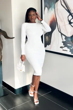 MOROCCO TRIP RIBBED MIDI | DRESS