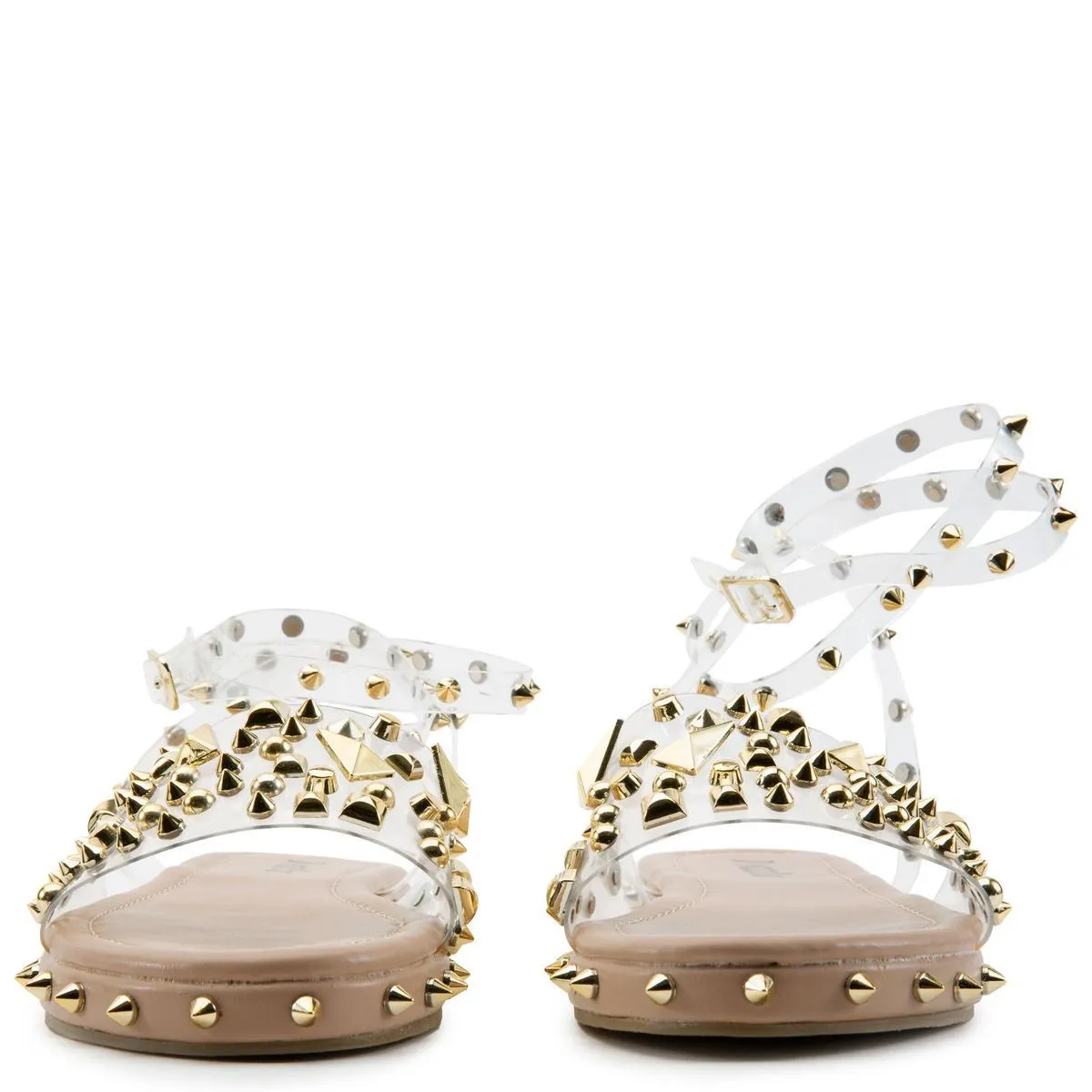 Movi-01 Studded Flat Sandals
