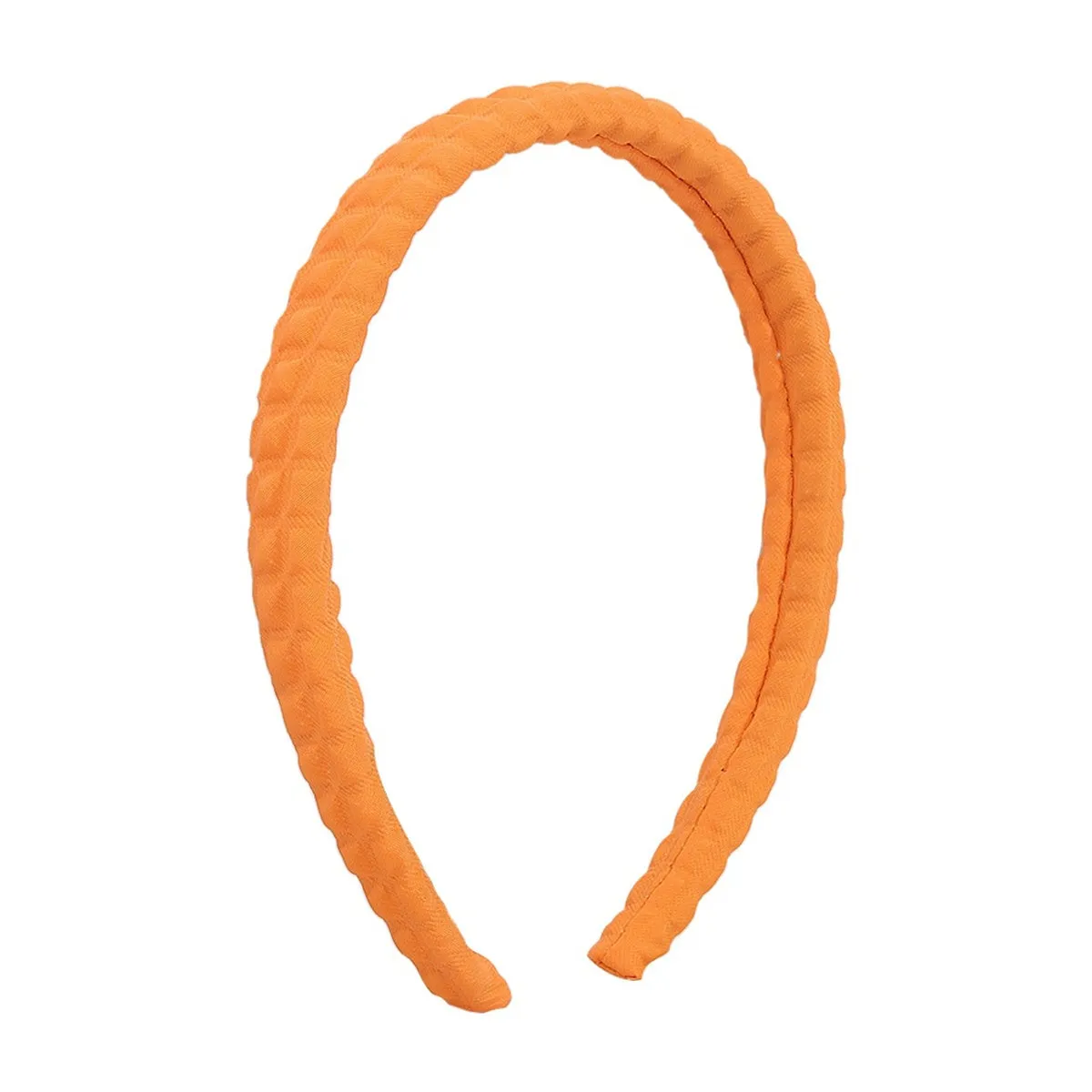Orange Textured Hard Headband