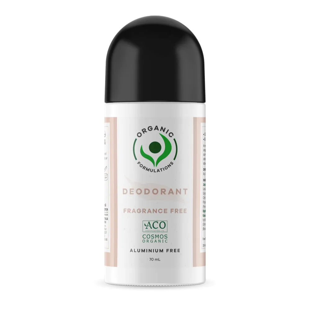 Organic Formulations Fragrance Free Deodorant 70mL