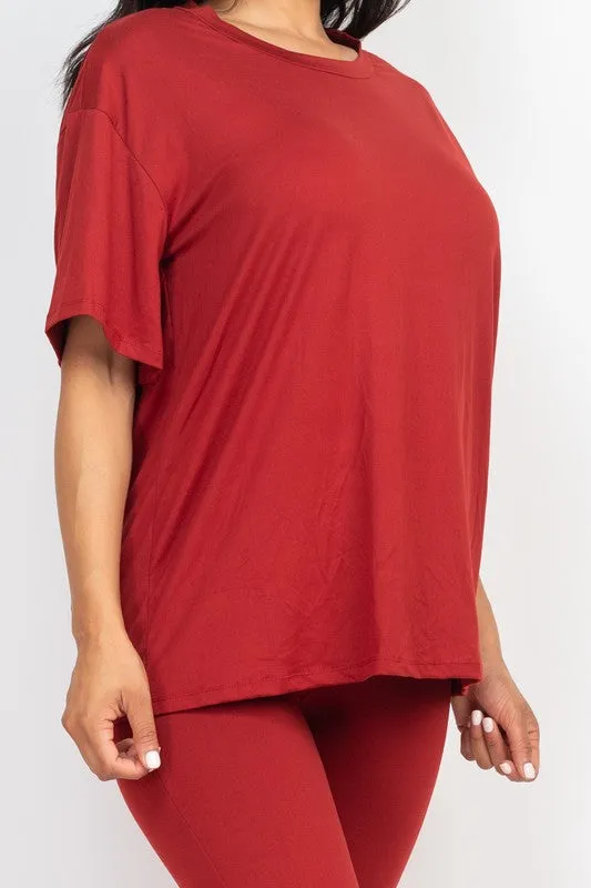 Oversized T-shirt & Leggings Set