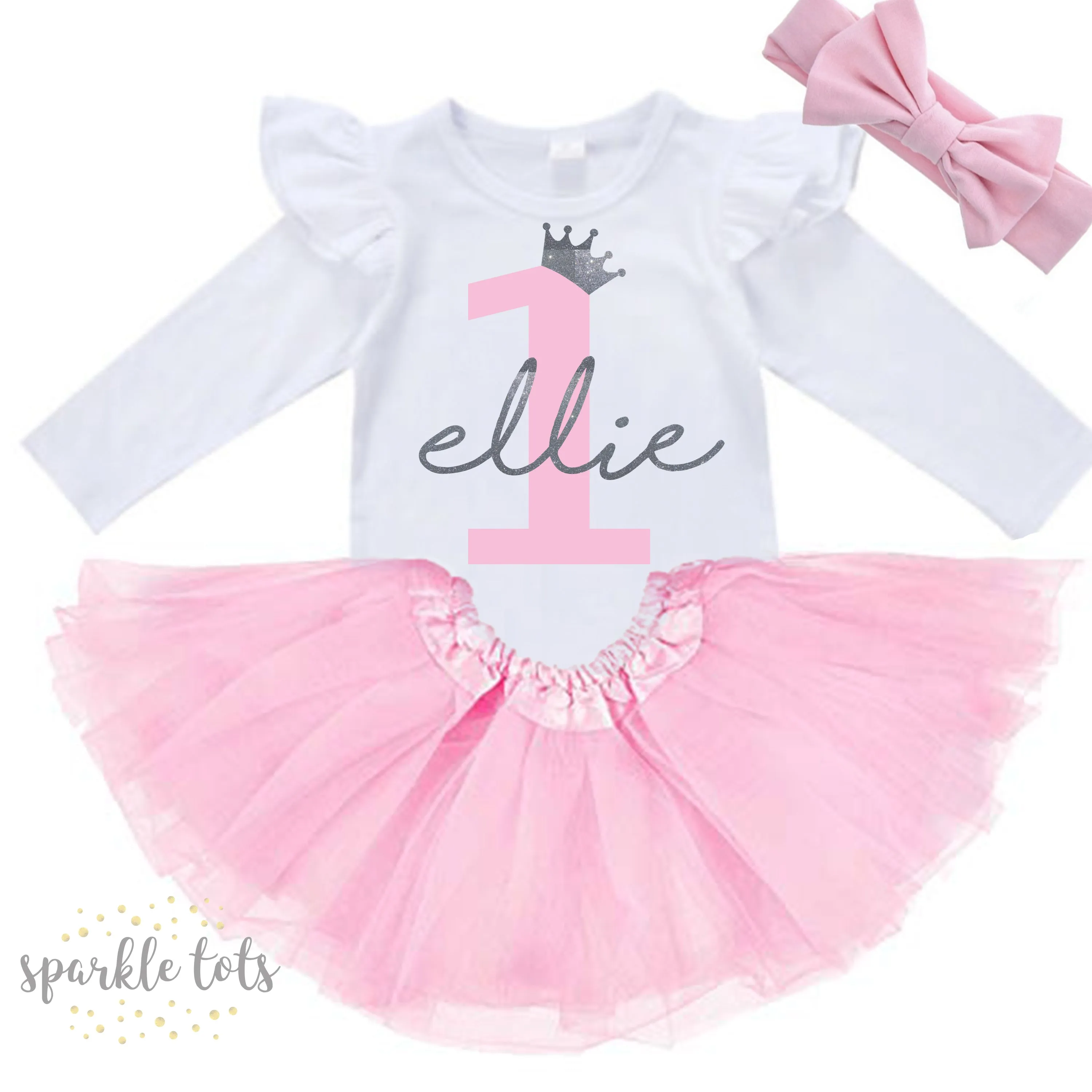 Personalised 1st Birthday Tutu Set