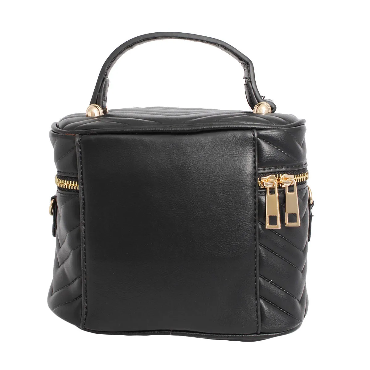 Purse Black Vanity Case Crossbody