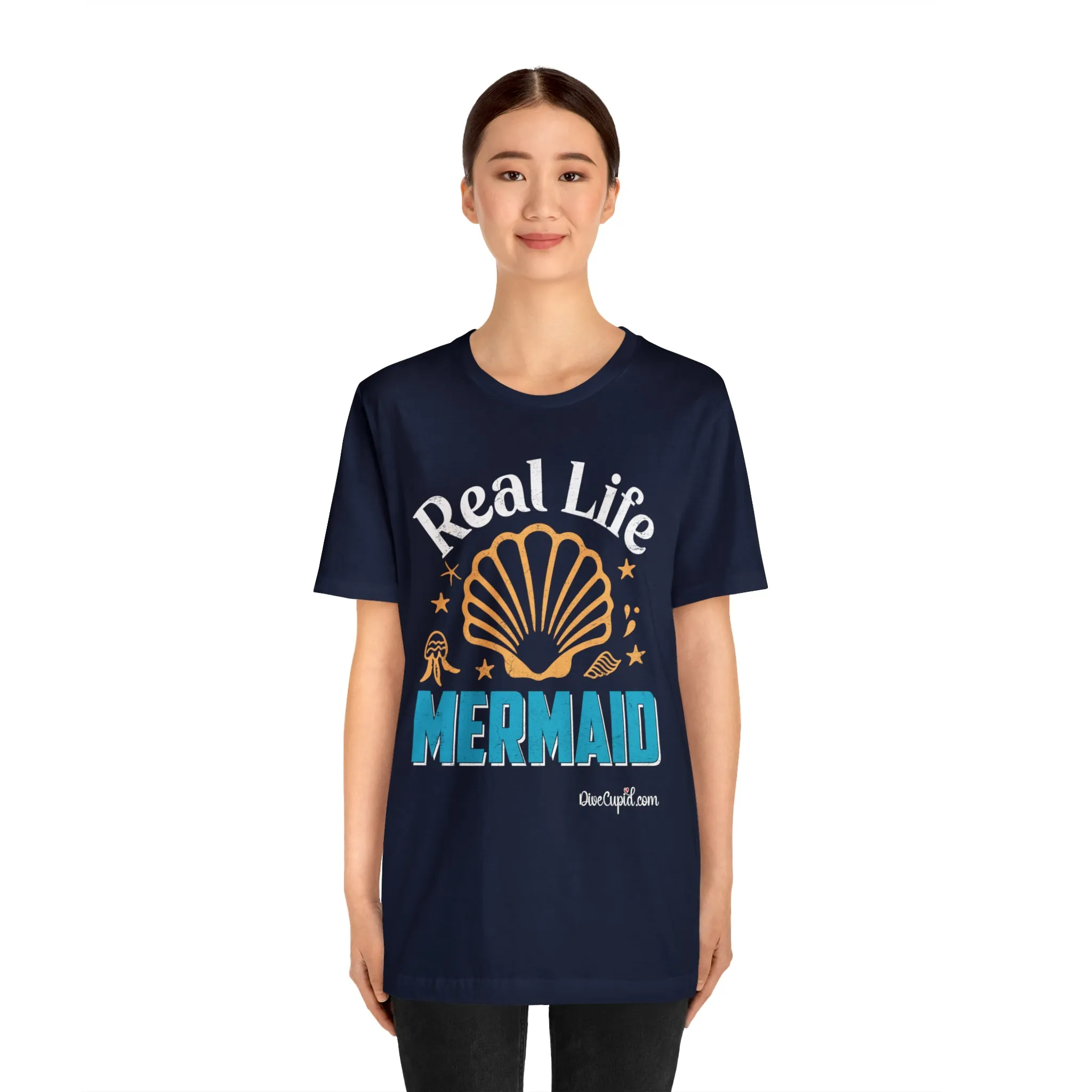 "Real Life Mermaid" Fitted T-shirt