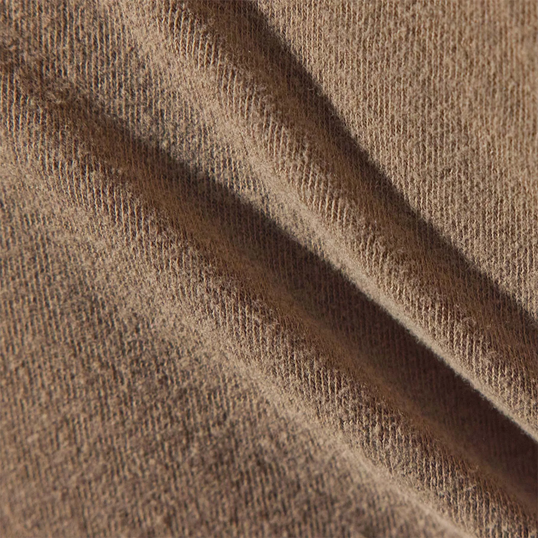 Recycled Jersey Ruched Dress - Cashew Pigment